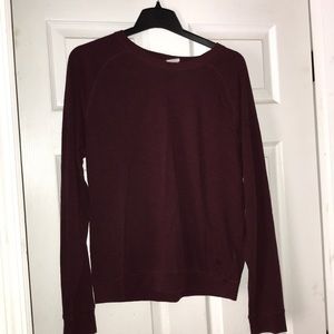 PINK Victoria’s Secret Maroon Long sleeve 💞🦄